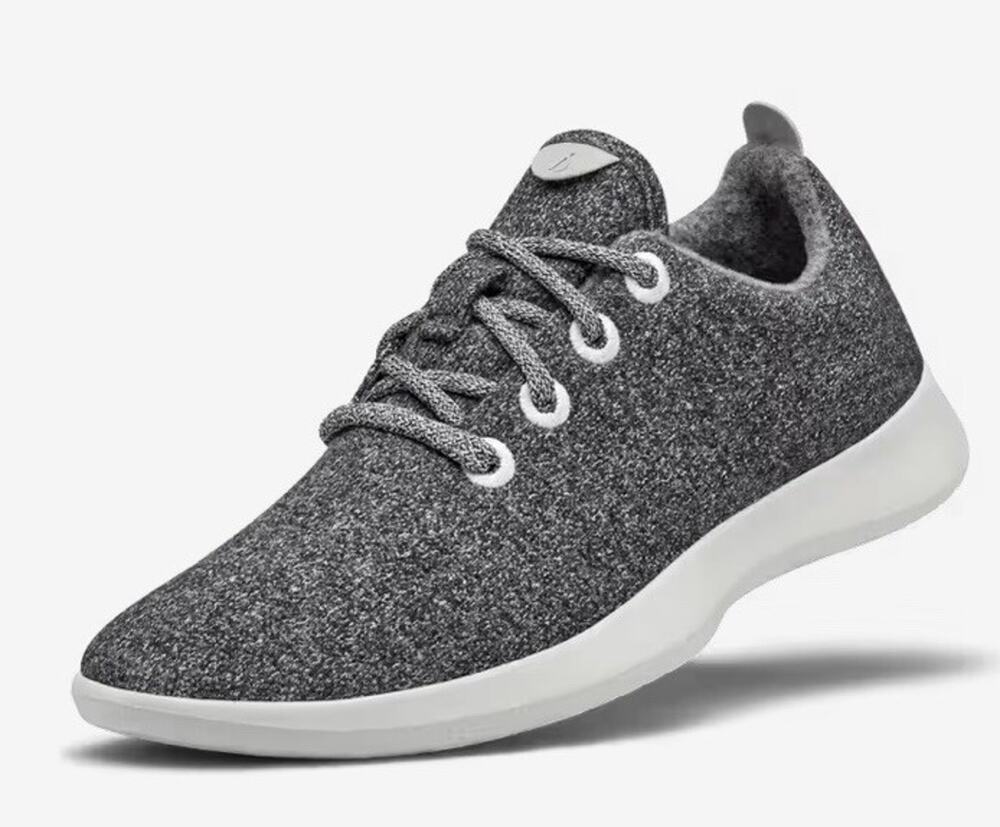 Allbirds Women's Merino Wool Runners Natural Gray Sz 10 Lace-up Comfort Sneaker